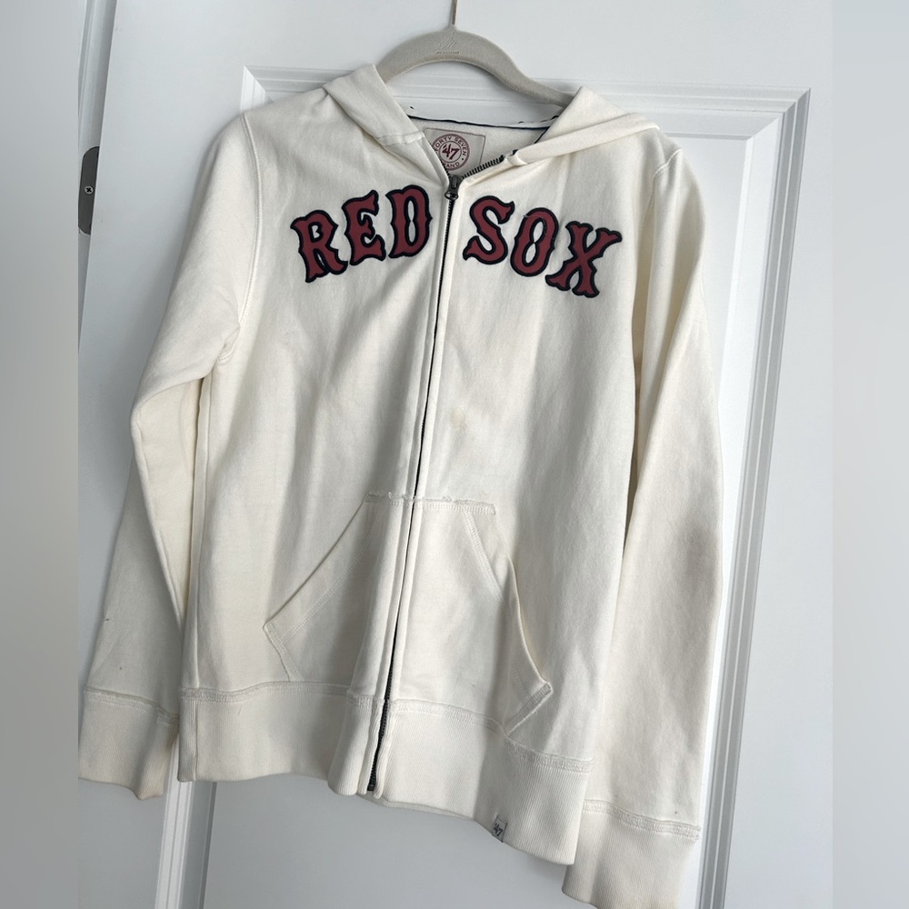 Off white Red Sox zip up